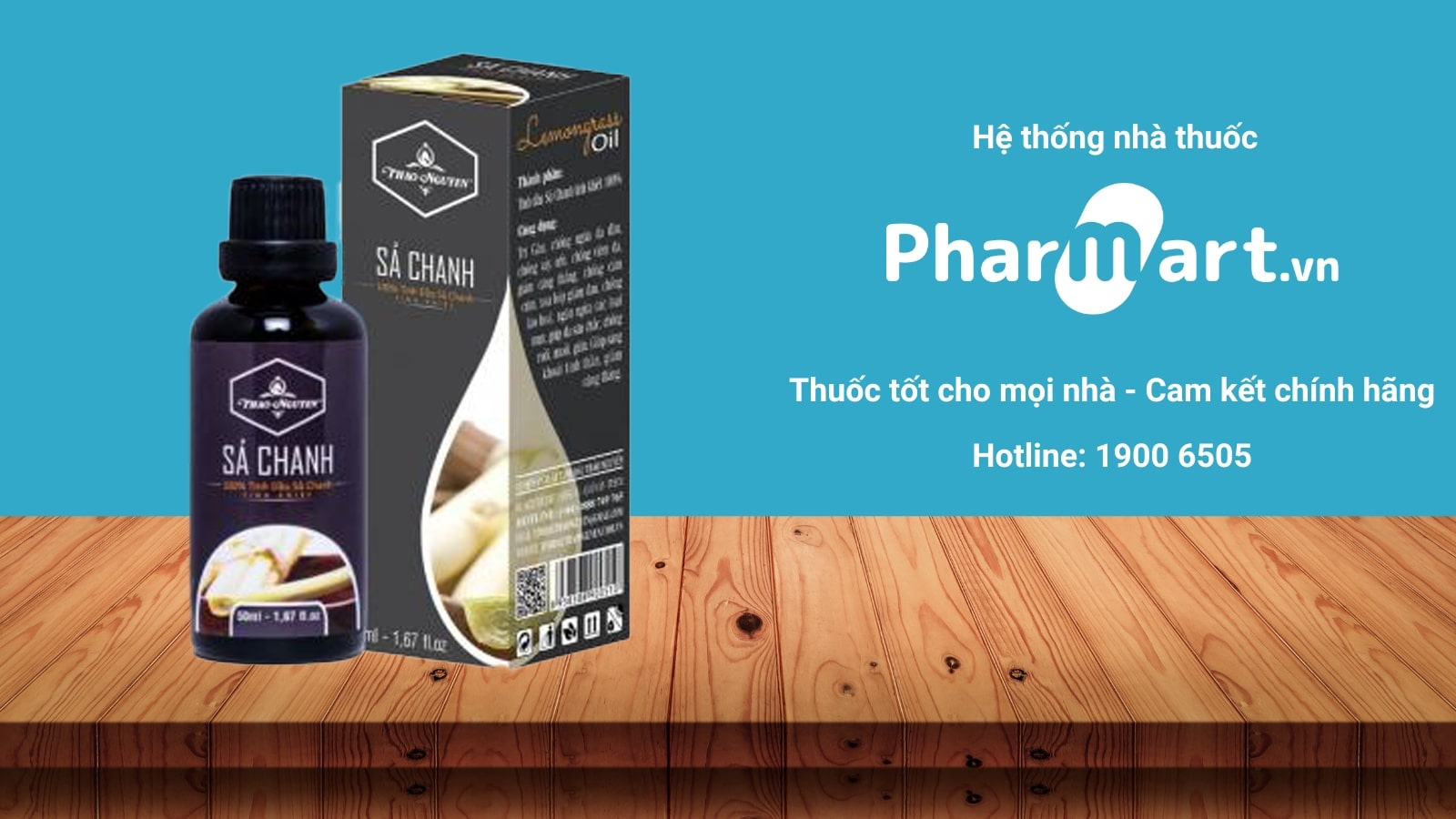 Tinh Dầu Sả Chanh Thảo Nguy&ecirc;n 50ml đang được b&aacute;n ch&iacute;nh h&atilde;ng tại Nh&agrave; thuốc Hz888a.com