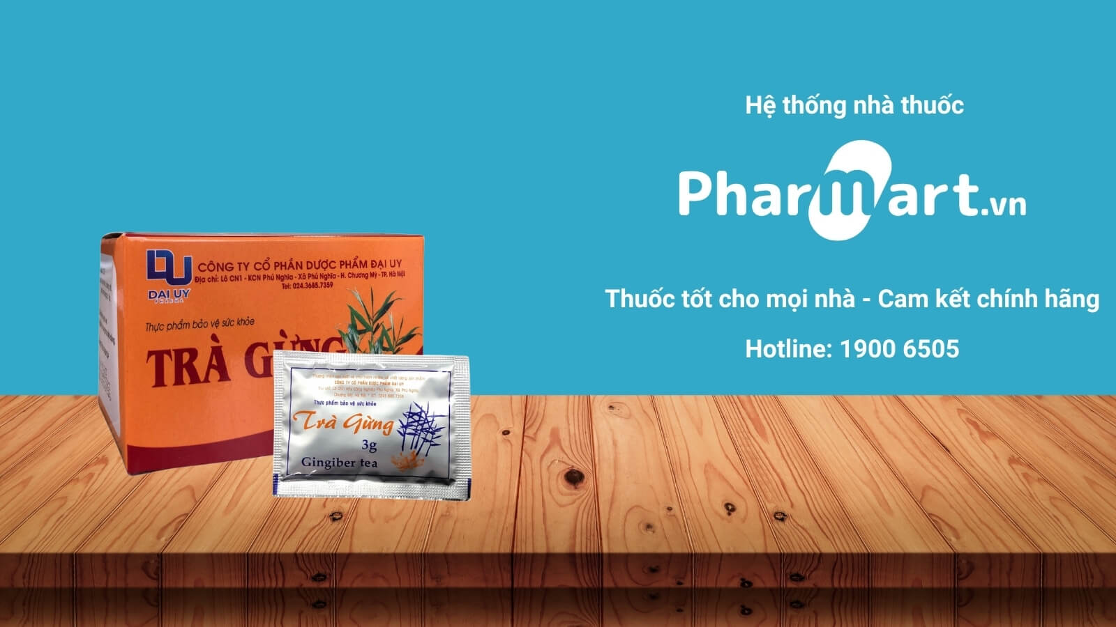 Mua Trà gừng Đại Uy chính hãng tại Hz888a.com