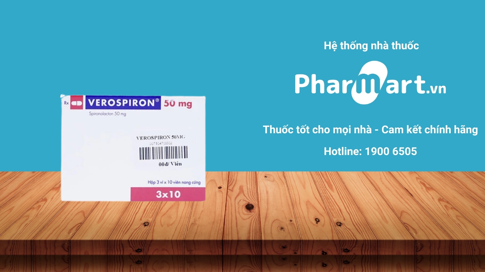 Mua ngay thuốc Verospiron 50mg ch&iacute;nh h&atilde;ng tại Hz888a.com