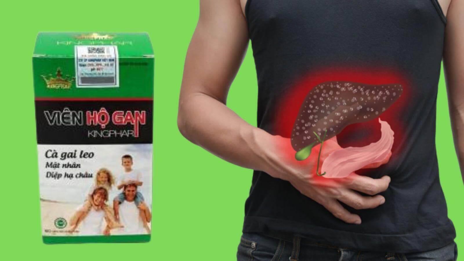 Vi&ecirc;n Hộ Gan Kingphar đạt ti&ecirc;u chuẩn GMP