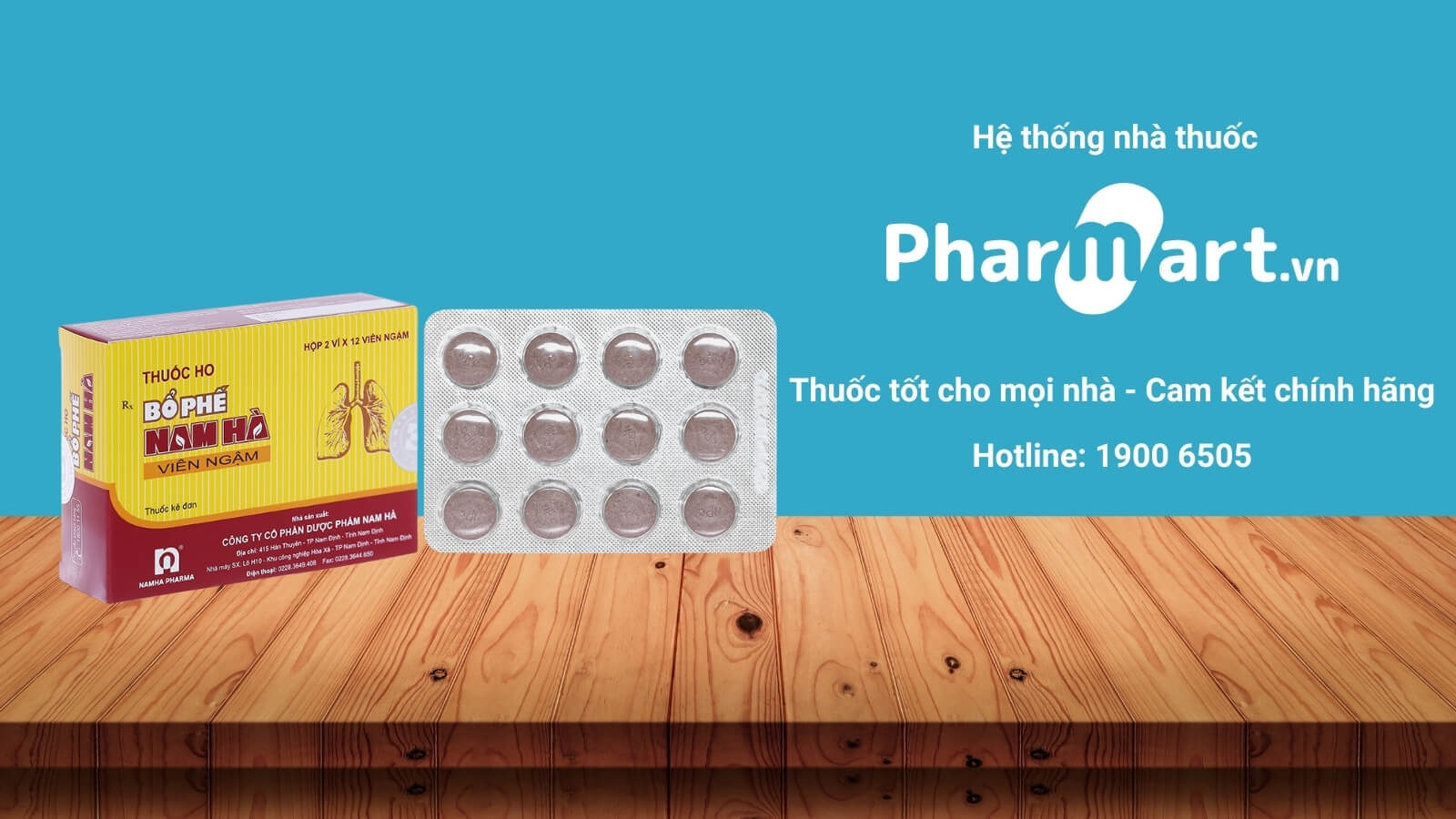 Mua vi&ecirc;n ngậm Bổ Phế Nam H&agrave; ch&iacute;nh h&atilde;ng tại Hz888a.com