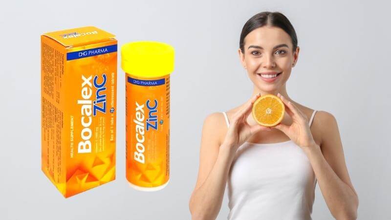 Vi&ecirc;n sủi Bocalex ZinC bổ sung vitamin C
