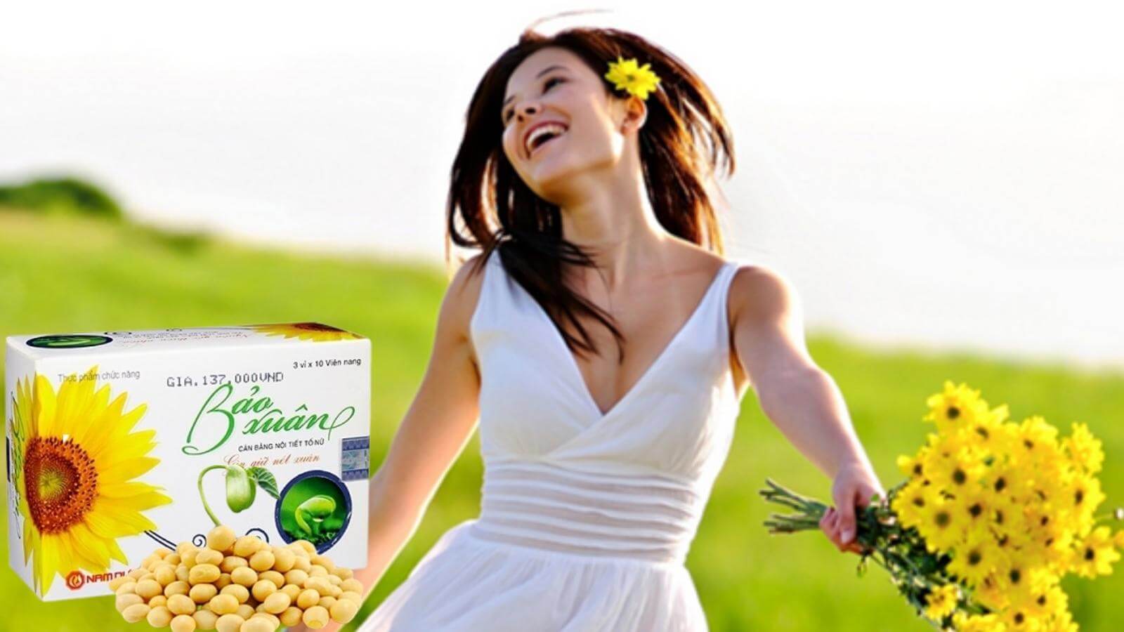 Sản phẩm gi&uacute;p cải thiện t&igrave;nh trạng suy giảm nội tiết tố ở nữ giới.