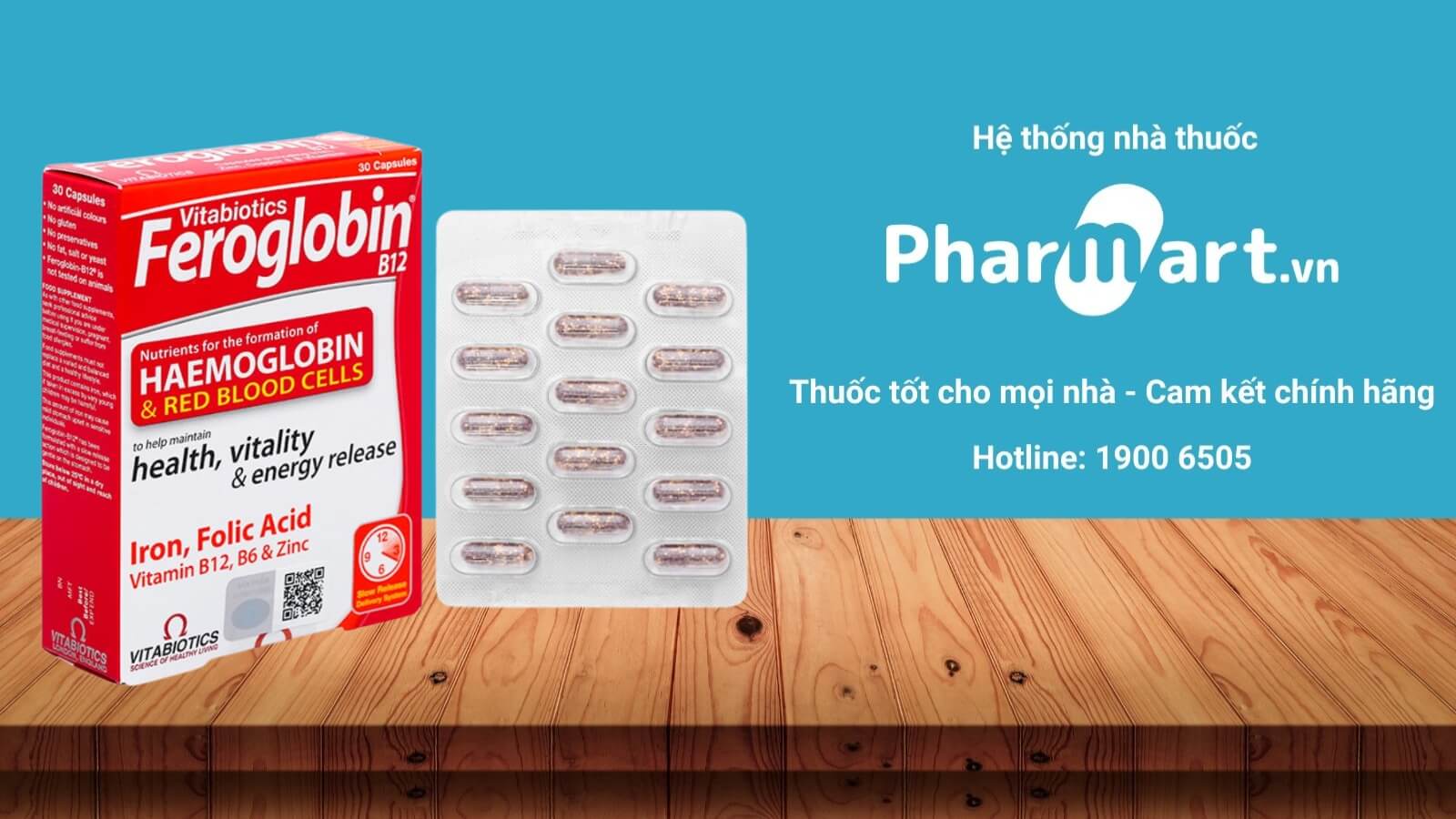 Mua viên uống bổ sắt Feroglobin tại Hz888a.com để có được sản phẩm uy tín, chất lượng