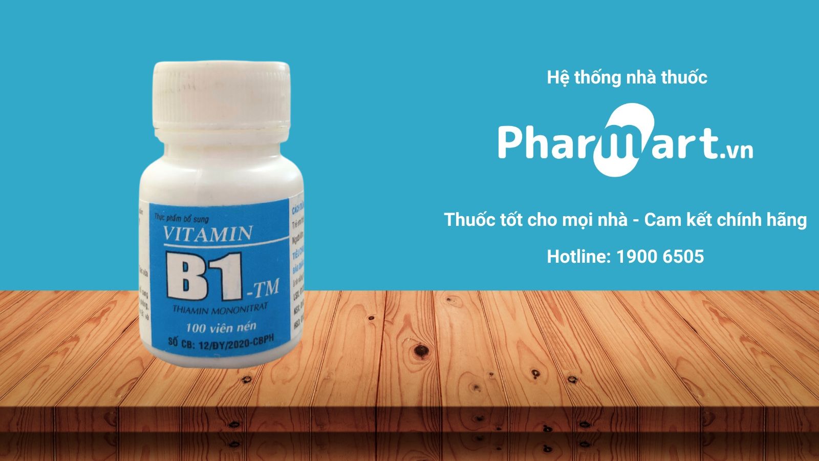 Vi&ecirc;n uống bổ sung Vitamin B1 Vinaphar hỗ trợ giảm mệt mỏi, uể oải