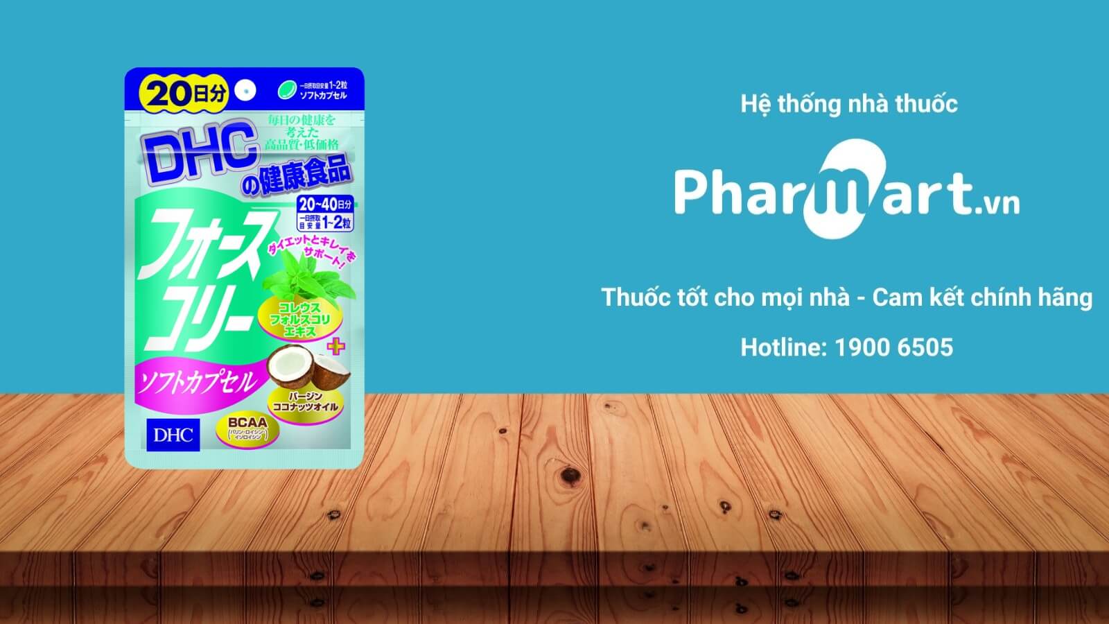 Viên hỗ trợ giảm cân DHC (20 ngày) được phân phối chính hãng tại HZ888A