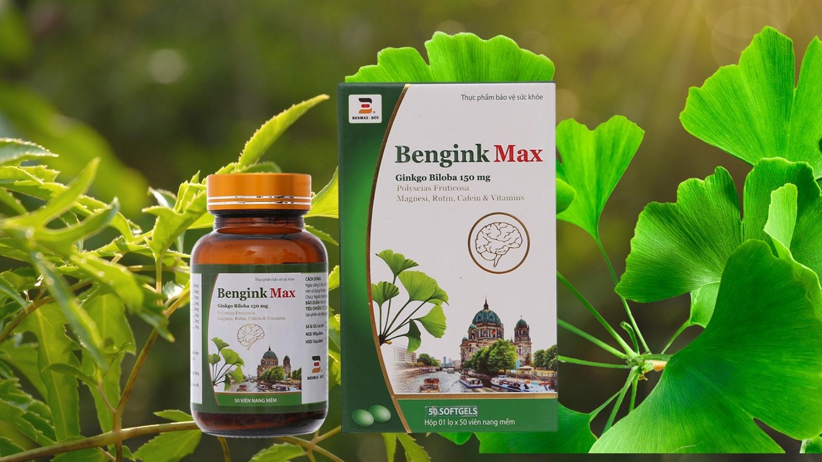  Bengink Max hỗ trợ tăng tuần ho&agrave;n m&aacute;u n&atilde;o 
