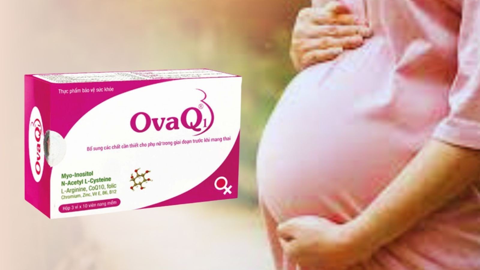 Vi&ecirc;n uống hỗ trợ Tăng Khả Năng Mang Thai Ovaq1 Mediplantex 60 vi&ecirc;n