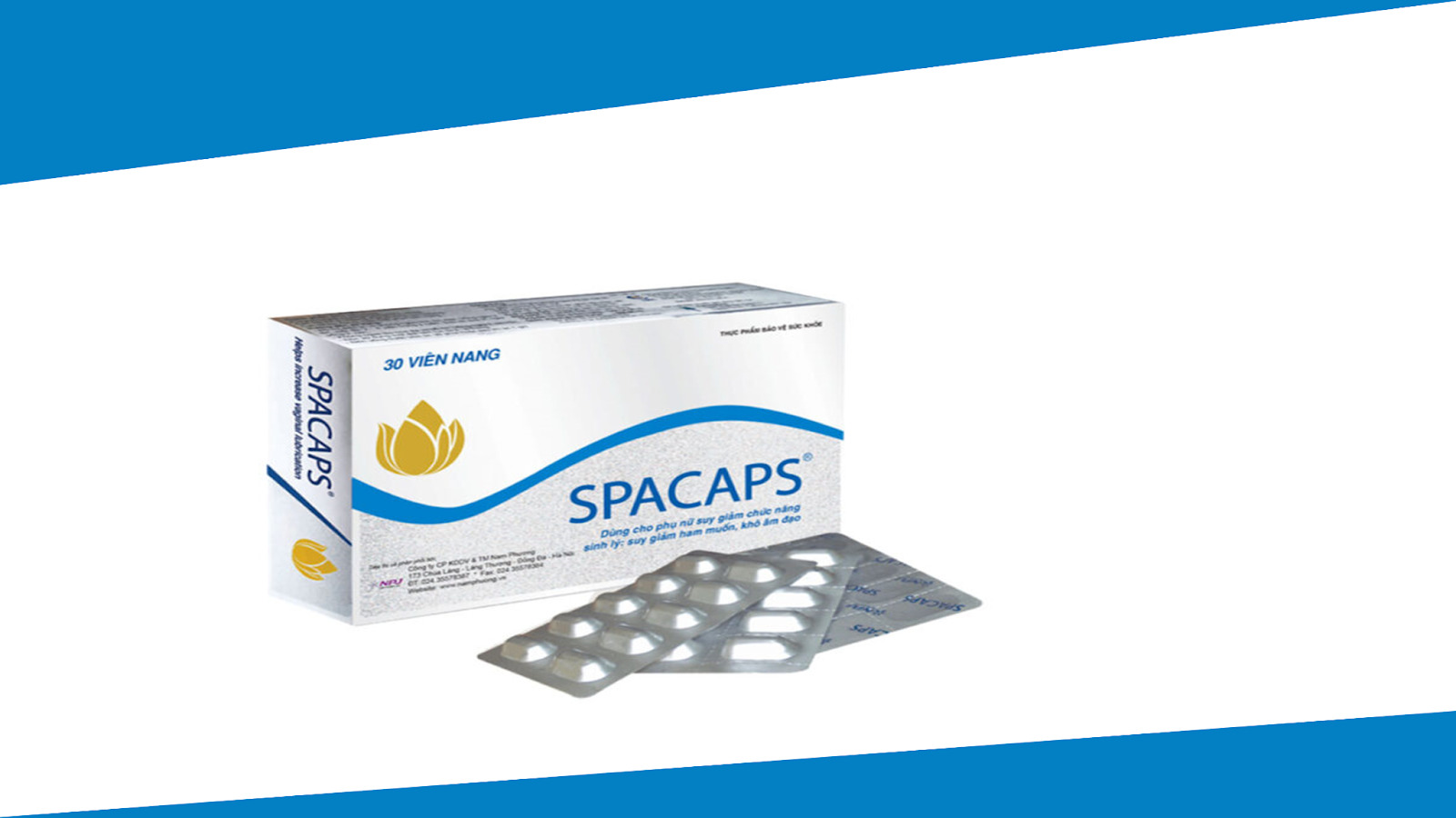 Vi&ecirc;n uống hỗ trợ tăng tiết dịch nhờn &acirc;m đạo Spacaps
