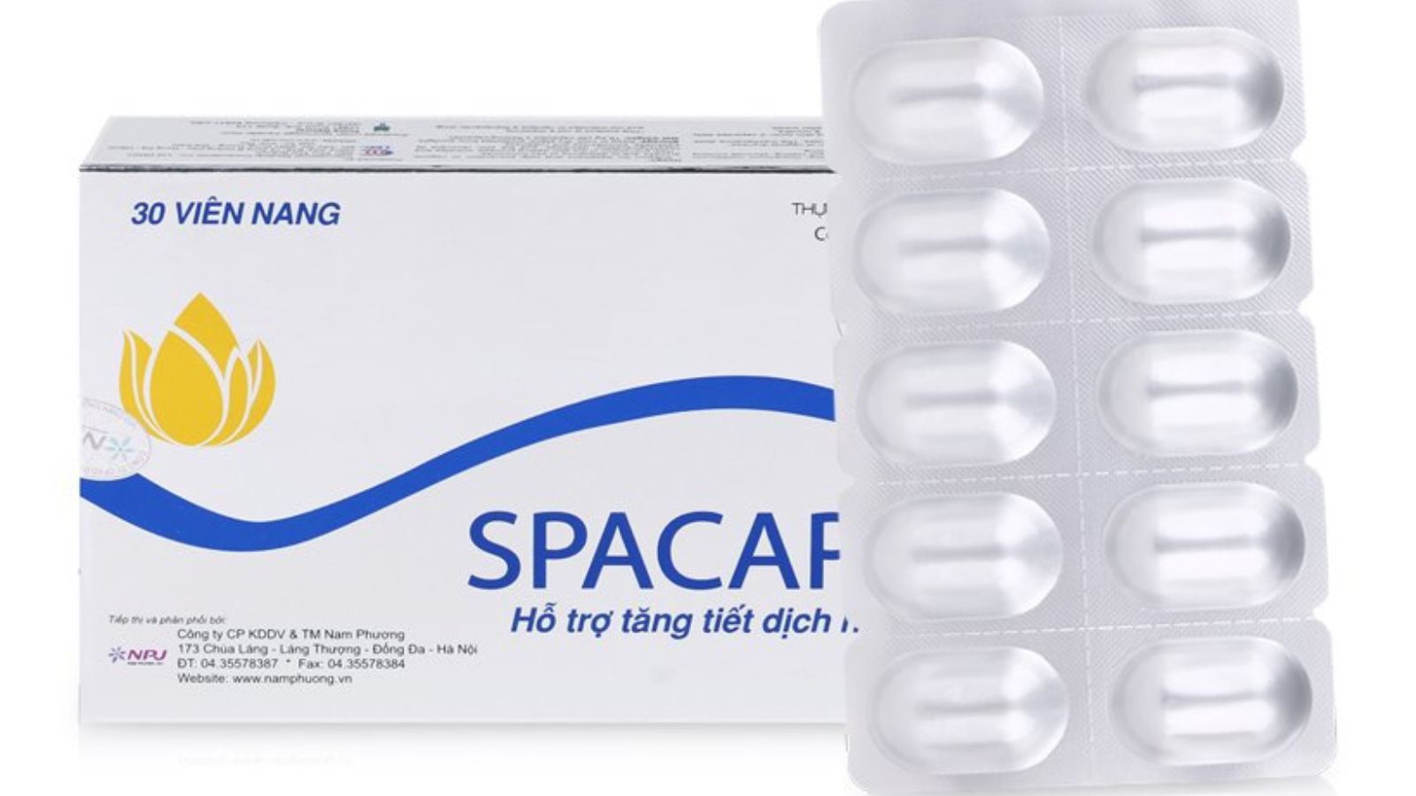 Vi&ecirc;n uống hỗ trợ tăng tiết dịch nhờn &acirc;m đạo Spacaps