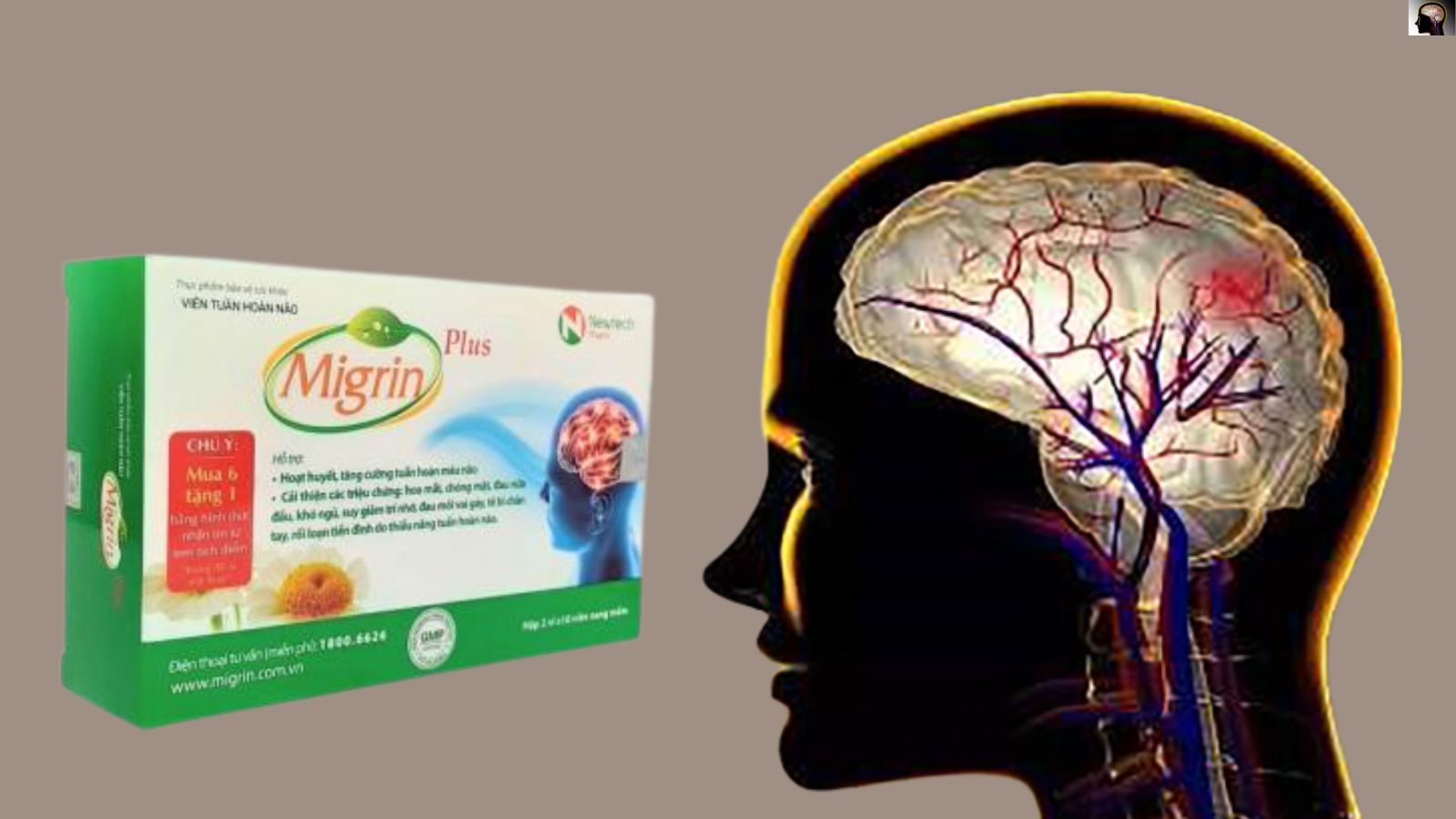 Vi&ecirc;n uống Migrin Plus CVI Pharma - Tăng cường hoạt động n&atilde;o