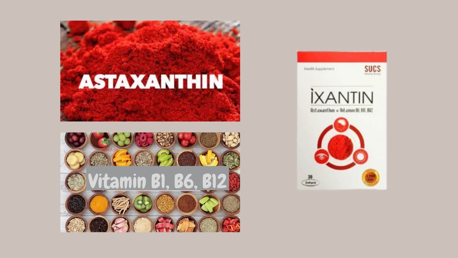  Ixantin chứa c&aacute;c dưỡng chất cần thiết cho mắt