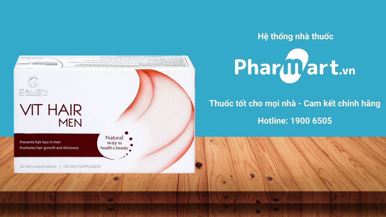 Vit Hair Men Galien hiện đang được b&aacute;n tại Nh&agrave; thuốc Hz888a.com