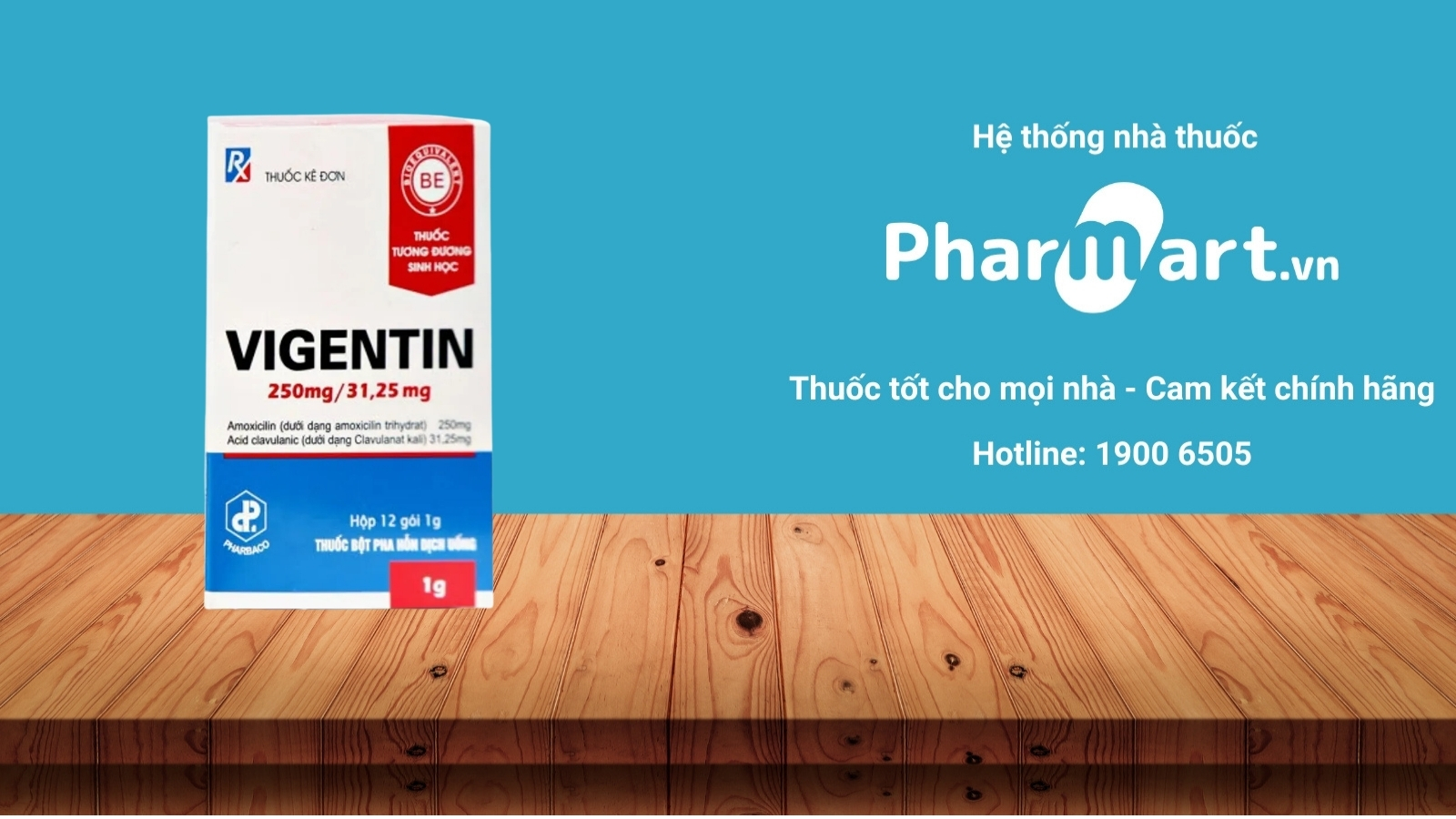 Mua ngay thuốc Vigentin 250mg chính hãng tại Hz888a.com