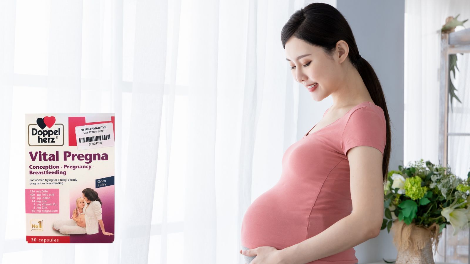 Bổ sung đầy đủ c&aacute;c vitamin v&agrave; kho&aacute;ng chất với mẹ bầu đ&oacute;ng vai tr&ograve; rất quan trọng