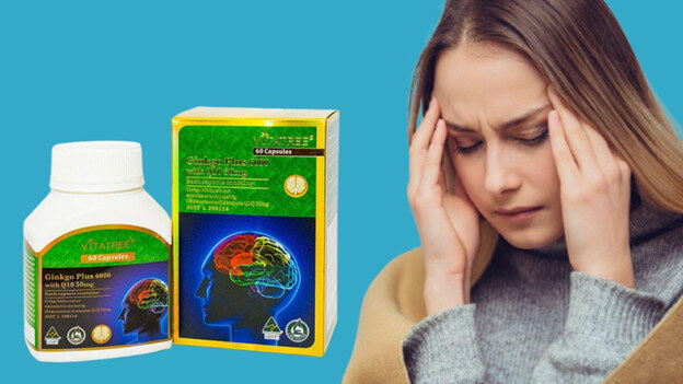 Nang uống Vitatree Ginkgo Plus 6000mg - Bổ n&atilde;o tăng tr&iacute; nhớ