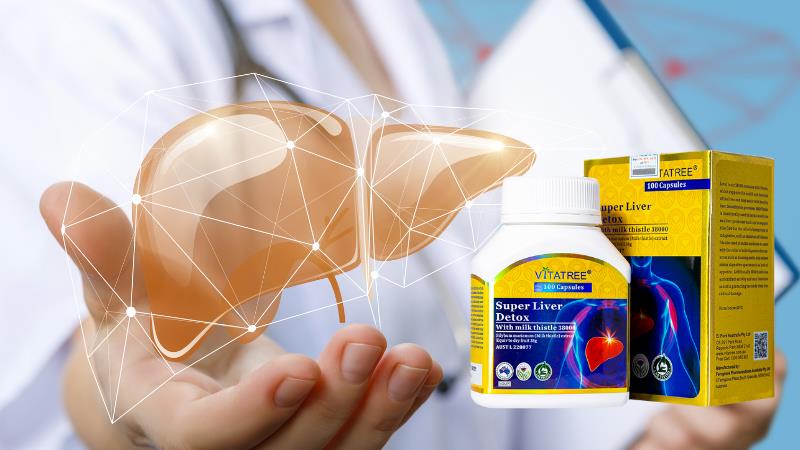 Vitatree Super Liver Detox gi&uacute;p giải độc v&agrave; bảo vệ chức năng gan