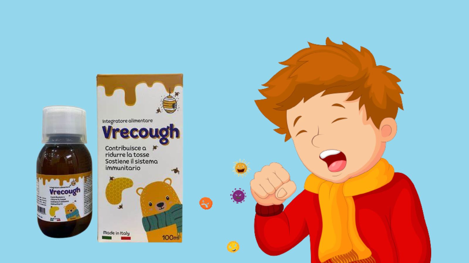 Siro ho Vrecough Imochild - Giảm ho tăng đề kháng