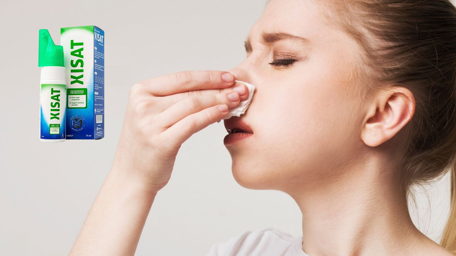 Xisat xanh l&aacute; - Hỗ trợ điều trị vi&ecirc;m xoang