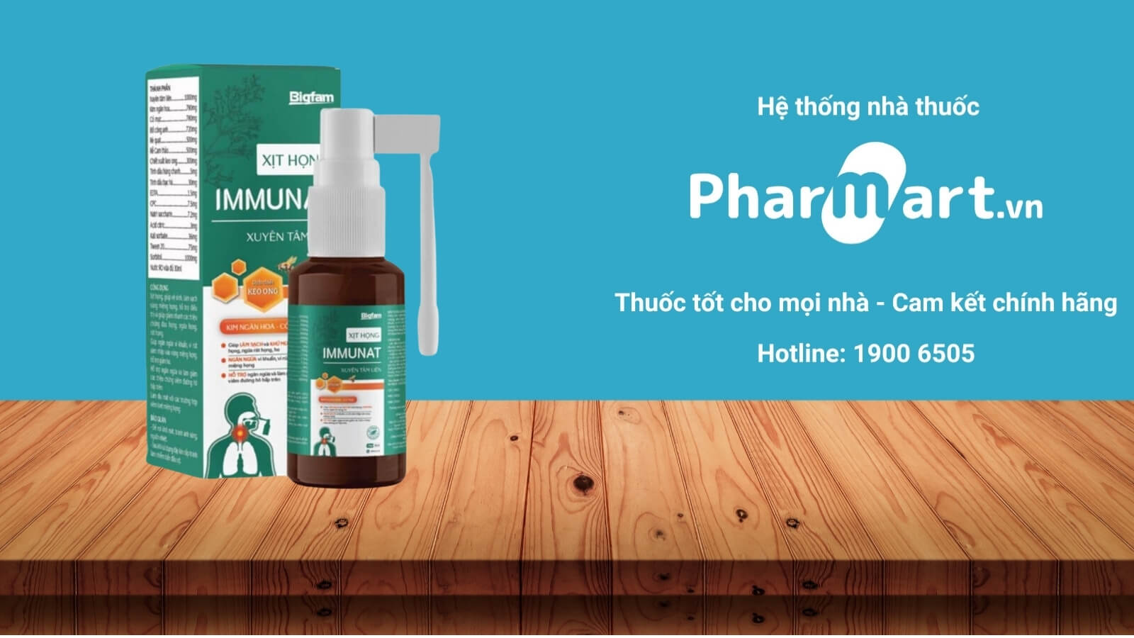Mua ngay xịt họng Immunat ch&iacute;nh h&atilde;ng tại Hz888a.com