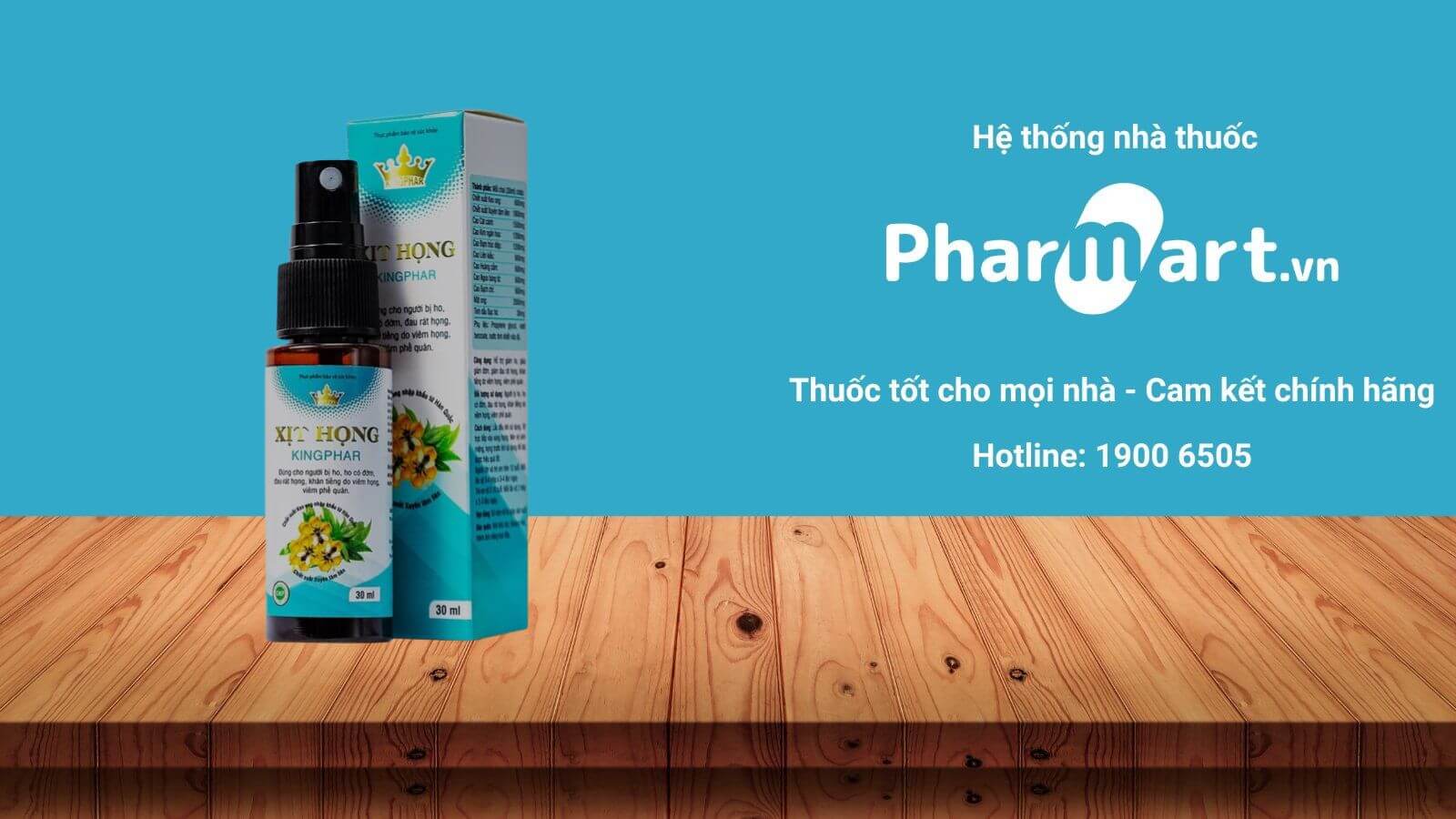Li&ecirc;n hệ Hz888a.com để đảm bảo mua Xịt họng Kingphar ch&iacute;nh h&atilde;ng