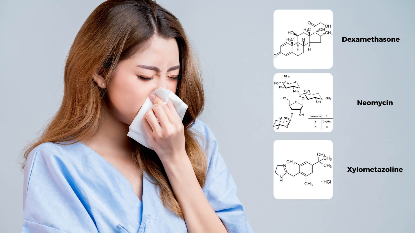 C&aacute;c chất c&oacute; trong xịt mũi Dophazolin