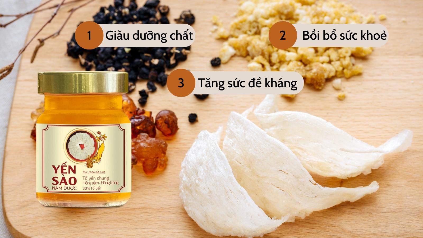 Giới thiệu về Tổ yến chưng đường ph&egrave;n Nam Dược