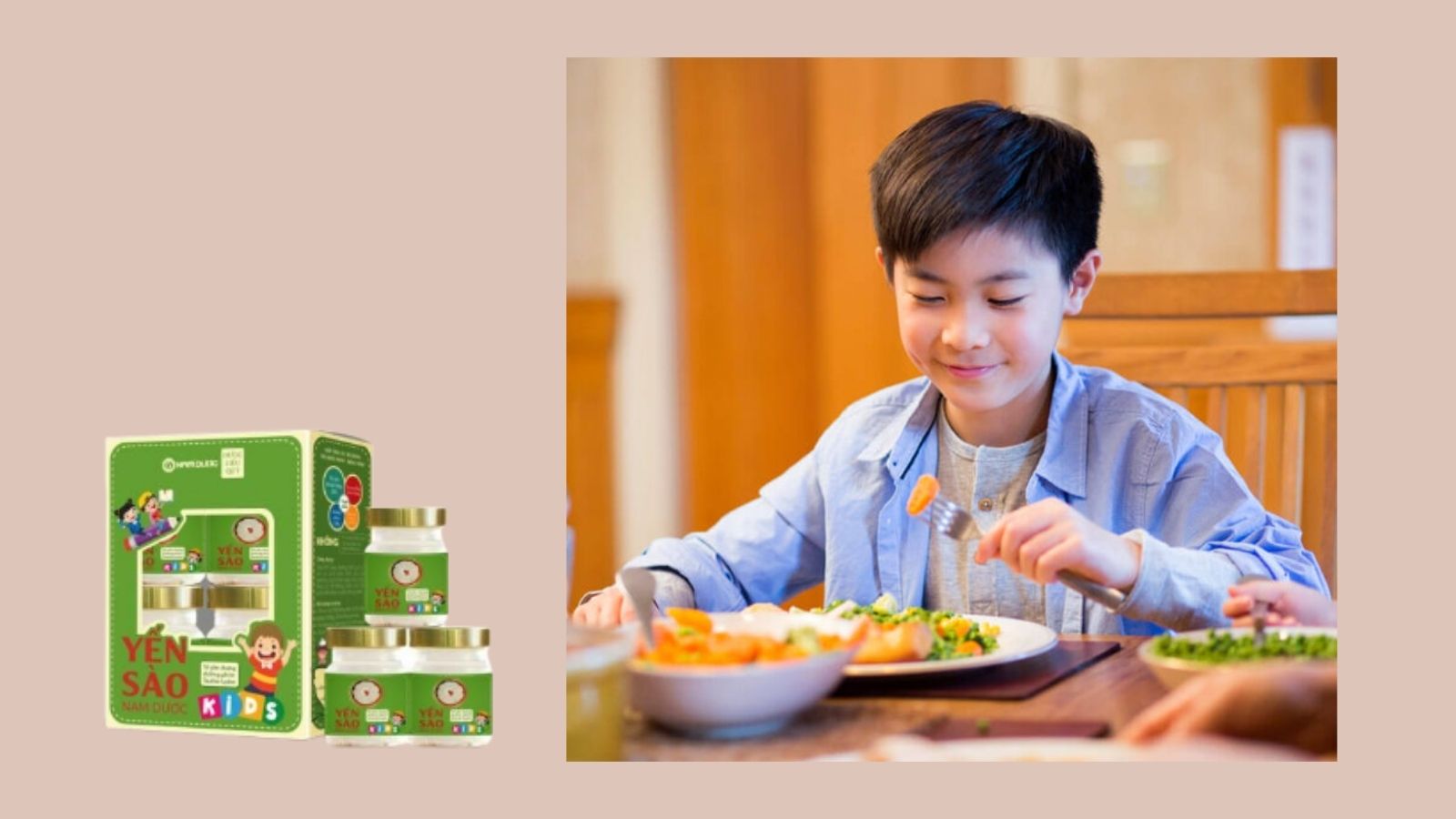 Yến s&agrave;o Nam Dược Kids - Tăng hấp thu, tăng đề kh&aacute;ng cho trẻ